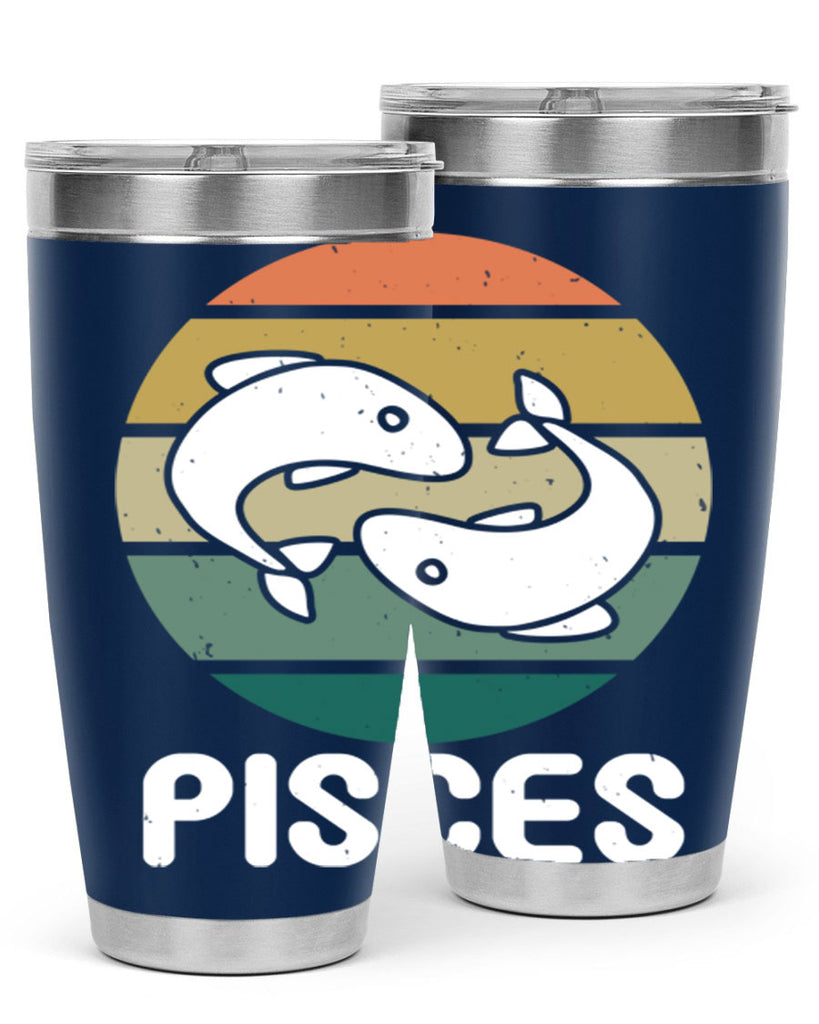 pisces 346#- zodiac- Tumbler