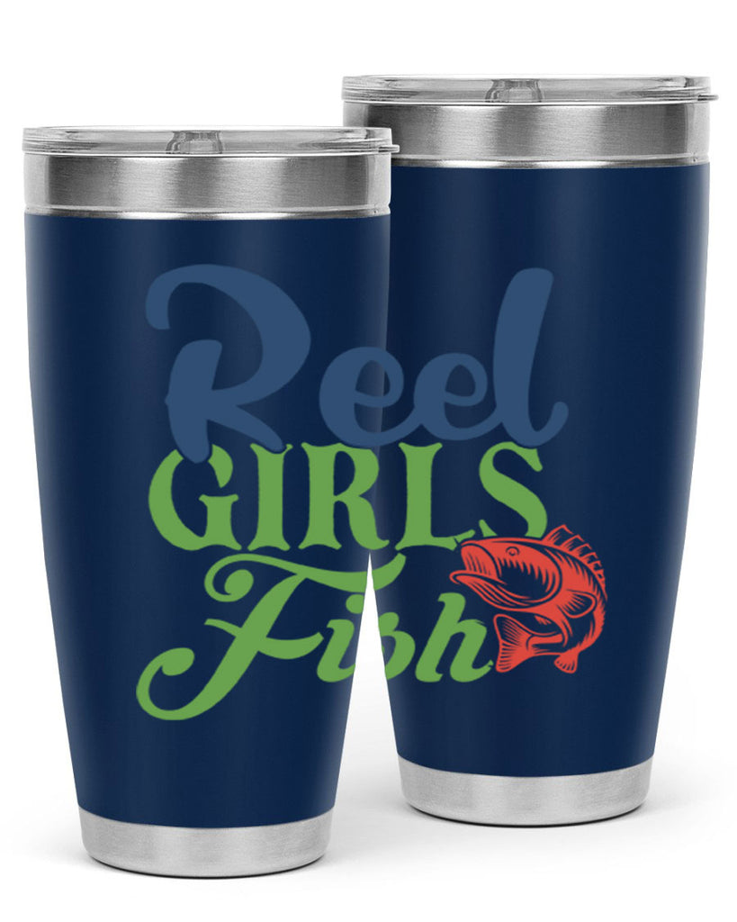 reel girls fish 199#- fishing- Tumbler