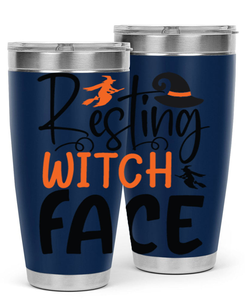 resting witch face 108#- halloween- Tumbler