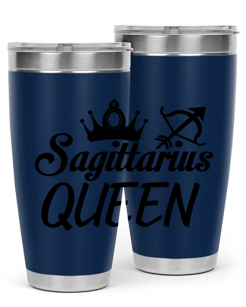 sagittarius queen 412#- zodiac- Tumbler