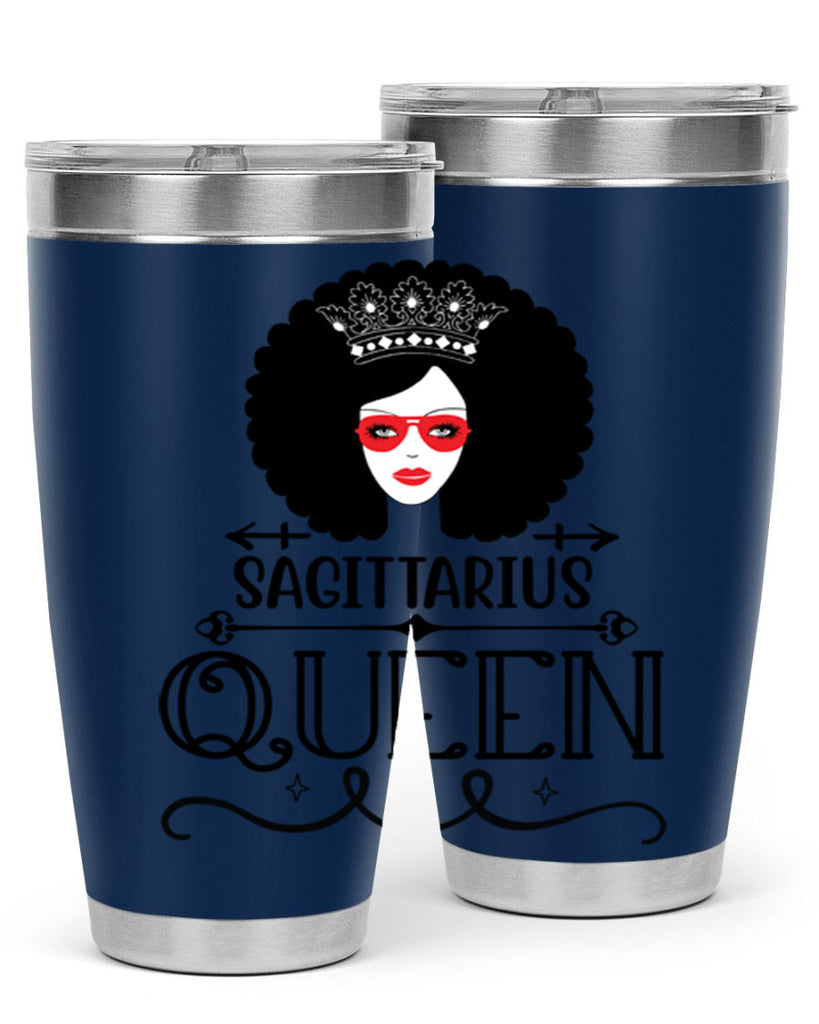 sagittarius queen 414#- zodiac- Tumbler