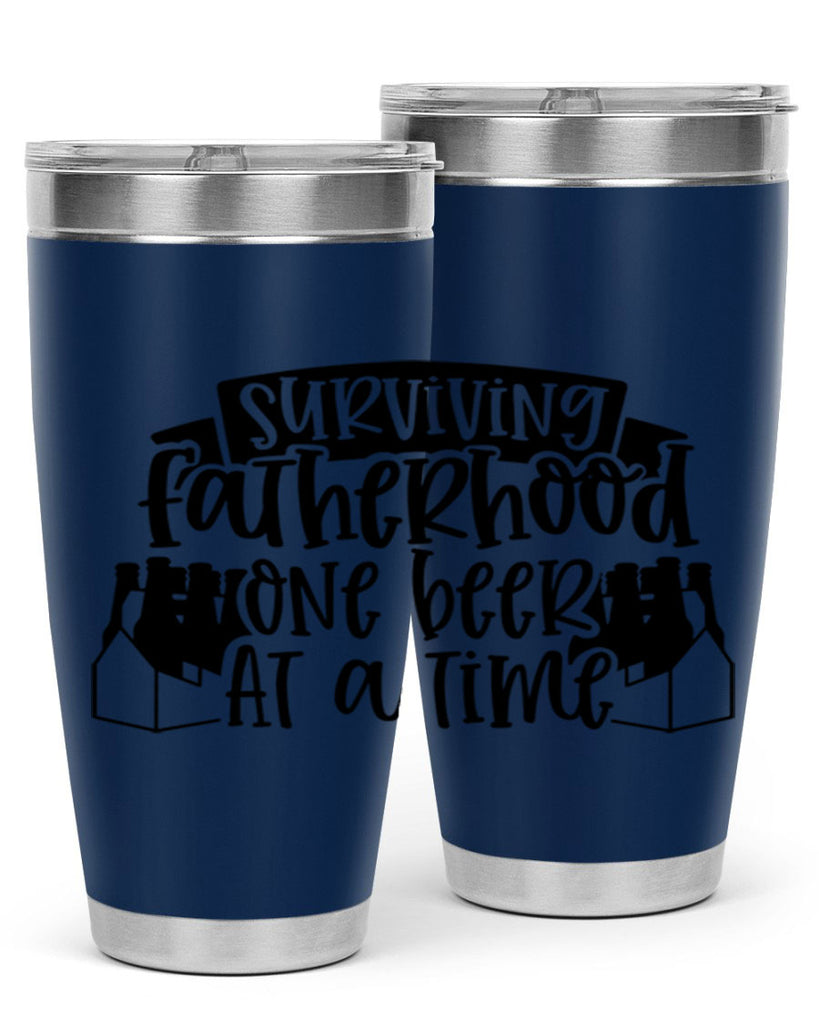 surviving fatherhood one beer at a time 19#- fathers day- Tumbler