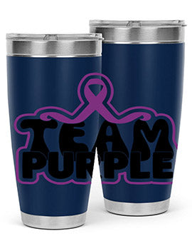 team purple 216#- alzheimers- Tumbler