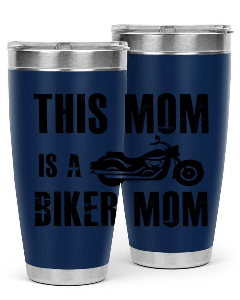 this mom is a biker mom 35#- mom- Tumbler