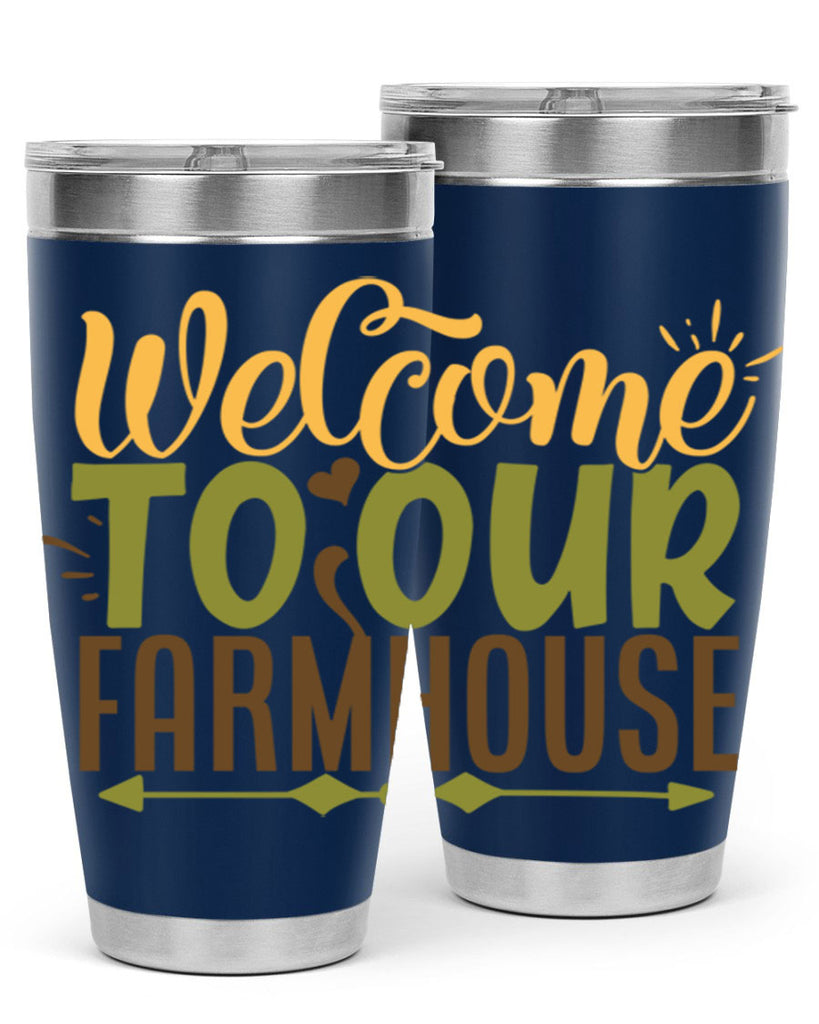 welcome to our farmhouse 2#- farming and gardening- Tumbler