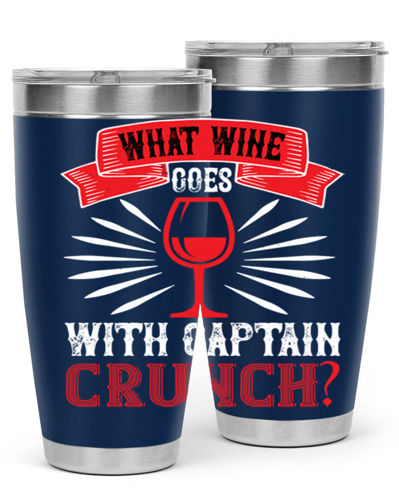 what wine goes with captain 10#- wine- Tumbler