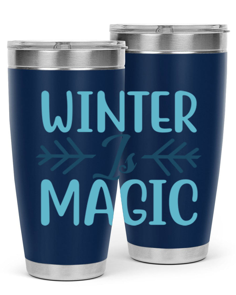 winter is magic 506#- winter- Tumbler