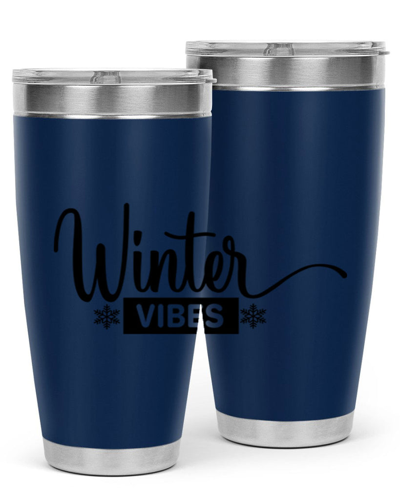 winter vibes 544#- winter- Tumbler