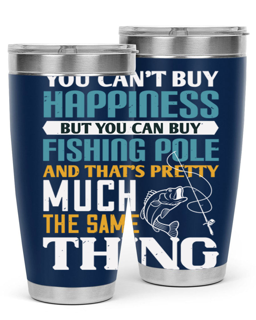 you cant buy happiness 3#- fishing- Tumbler