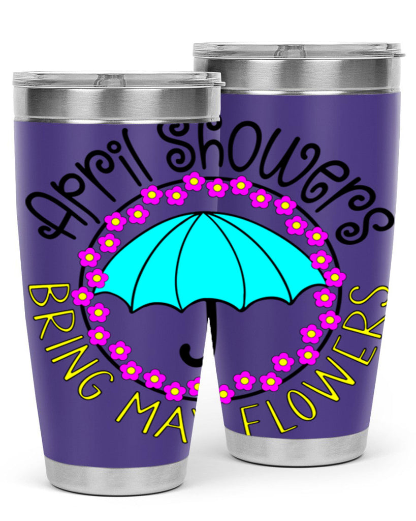 April showers21#- spring- Tumbler