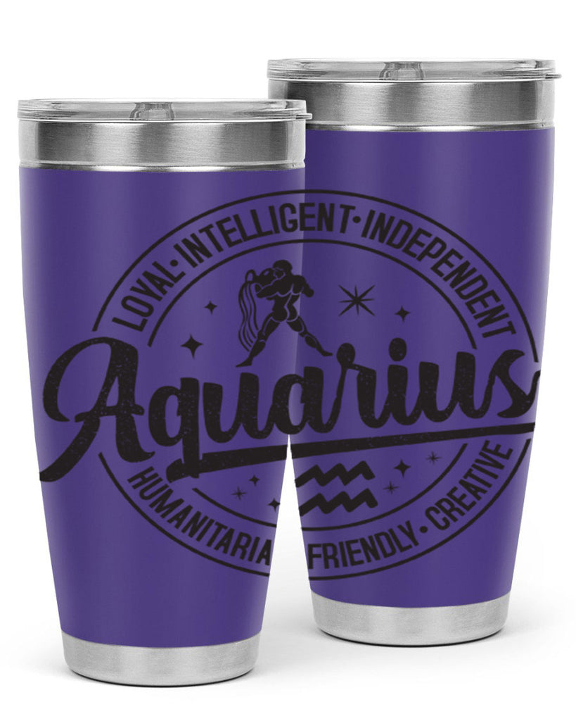 Aquarius 71#- zodiac- Tumbler