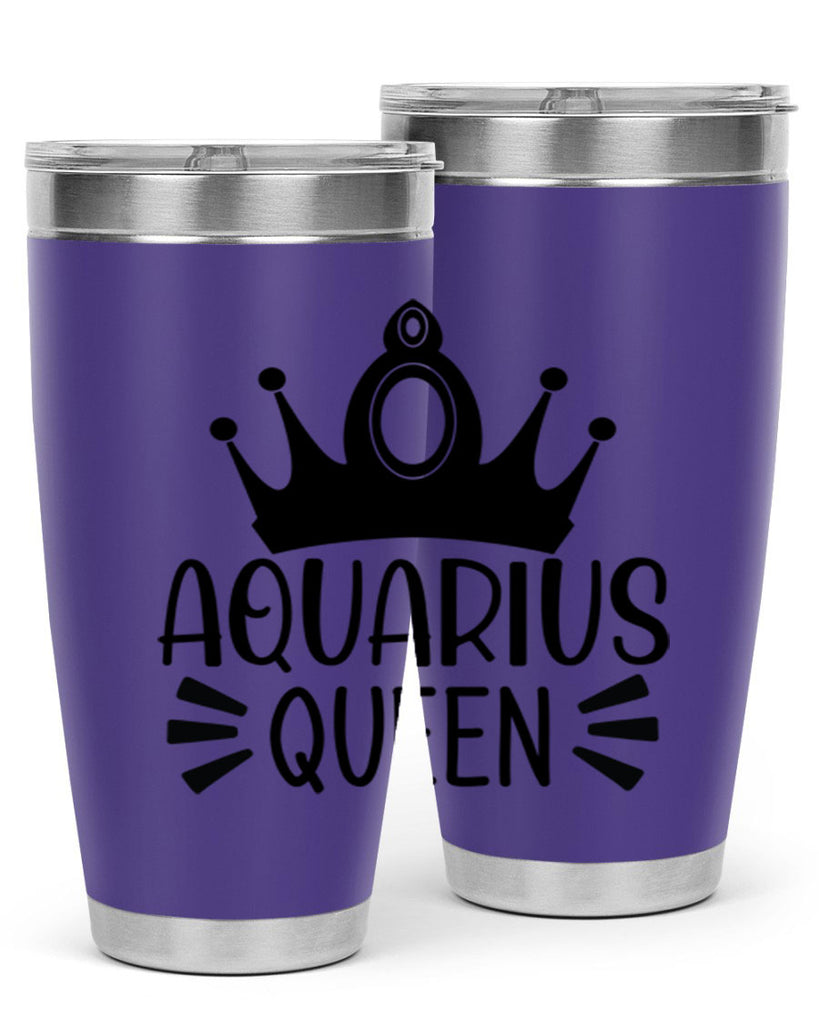 Aquarius queen 73#- zodiac- Tumbler