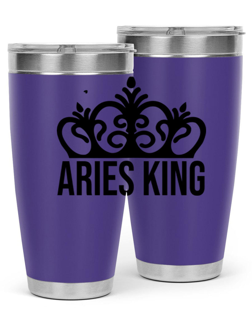 Aries king 107#- zodiac- Tumbler