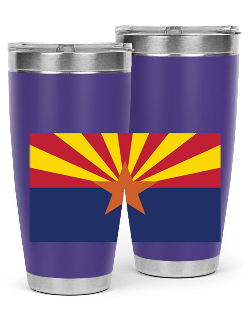 Arizona 49#- Us Flags- Tumbler