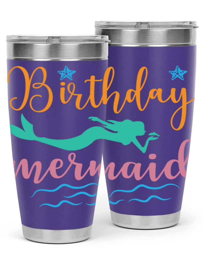 Birthday Mermaid Design 79#- mermaid- Tumbler