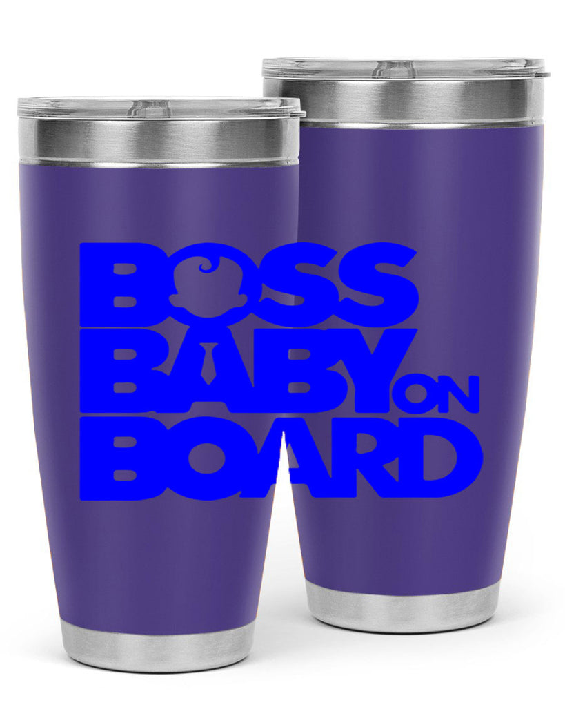 Boss Baby On Board 2#- black words phrases- Cotton Tank