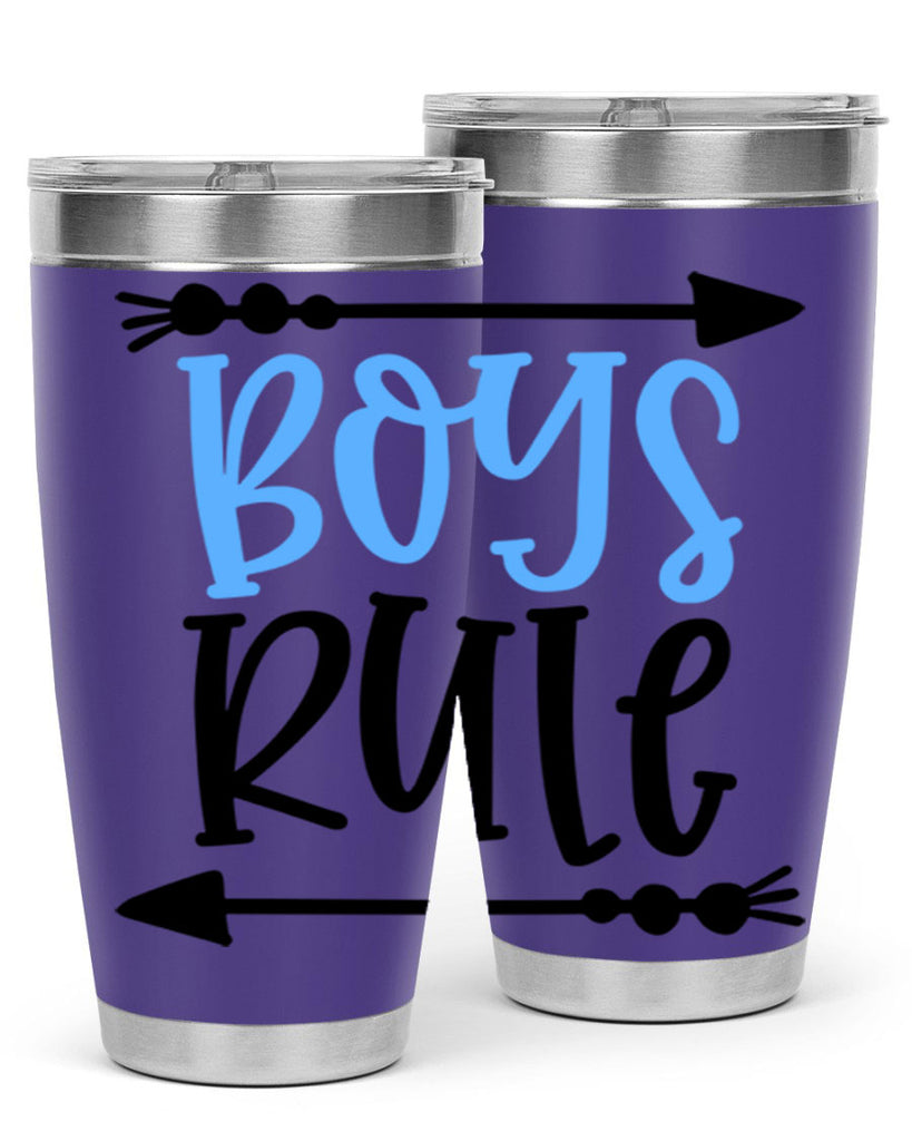 Boys Rule Style 108#- baby- tumbler