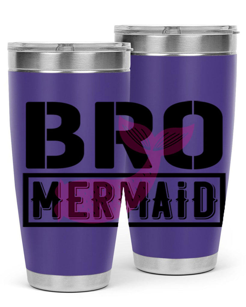 Bro mermaid 85#- mermaid- Tumbler