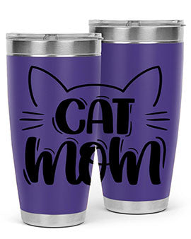 Cat Mom Style 85#- cat- Tumbler