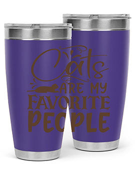 Cats Are My Favorite People Style 7#- cat- Tumbler
