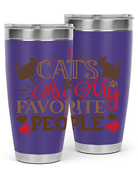 Cats Are My Favorite People Style 8#- cat- Tumbler