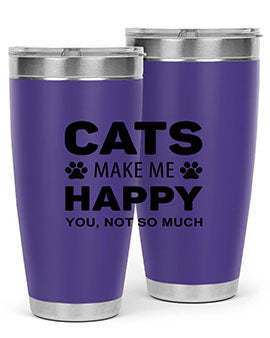 Cats Make Me Style 40#- cat- Tumbler