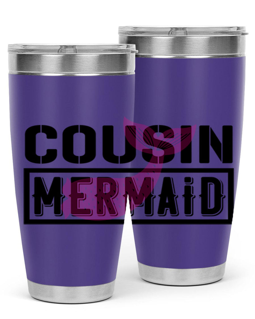 Cousin mermaid 87#- mermaid- Tumbler