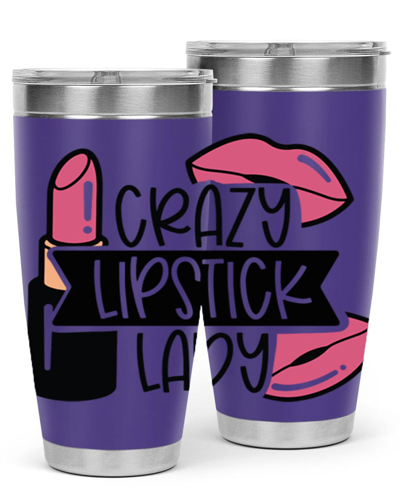 Crazy Lipstick Lady Style 108#- make up- Tumbler