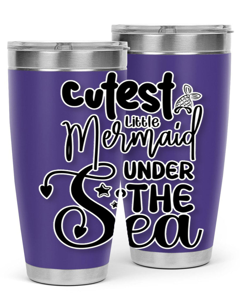 Cutest Little Mermaid Under The 98#- mermaid- Tumbler