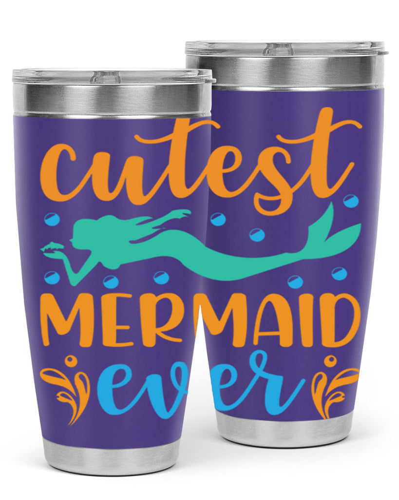 Cutest Mermaid Ever Design 102#- mermaid- Tumbler