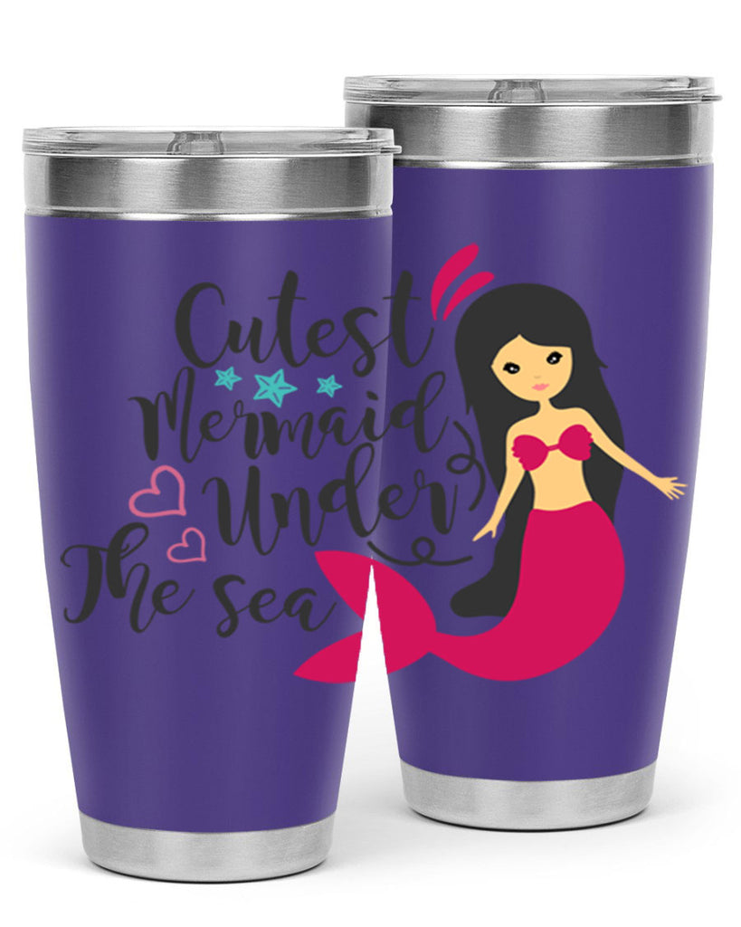 Cutest Mermaid under the sea 95#- mermaid- Tumbler