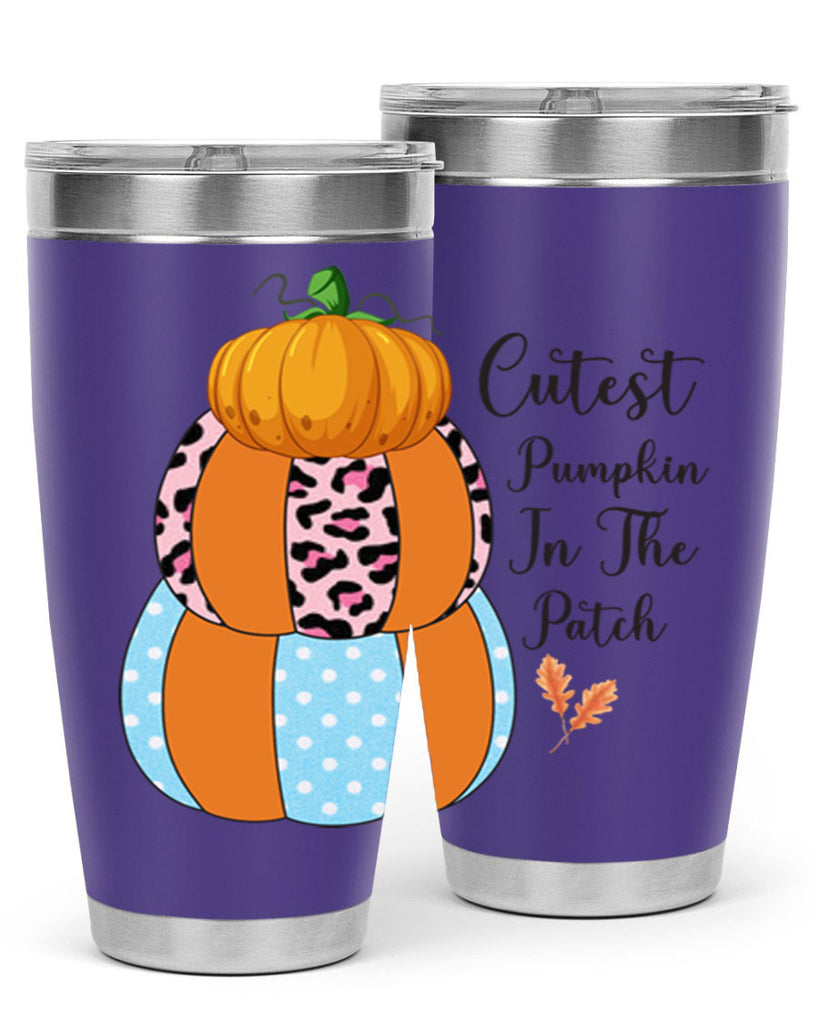 Cutest Pumpkin in the Patch 64#- fall- Tumbler