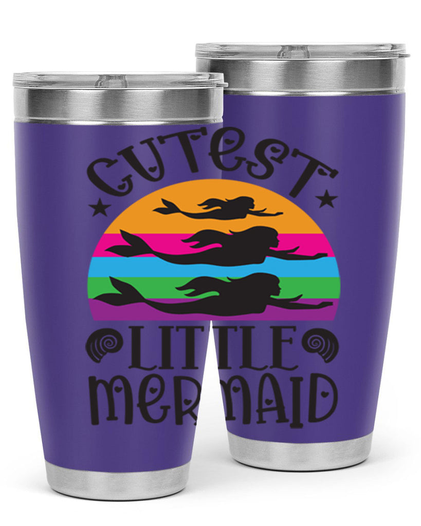 Cutest little mermaid 96#- mermaid- Tumbler