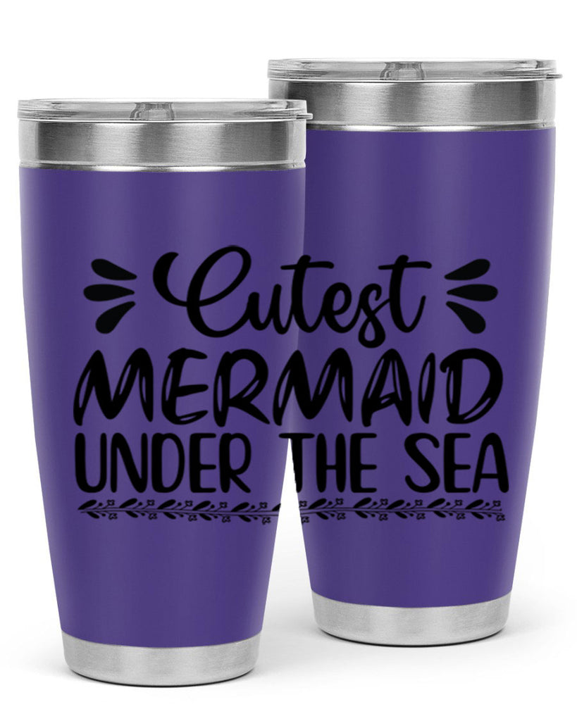 Cutest mermaid under the sea 105#- mermaid- Tumbler