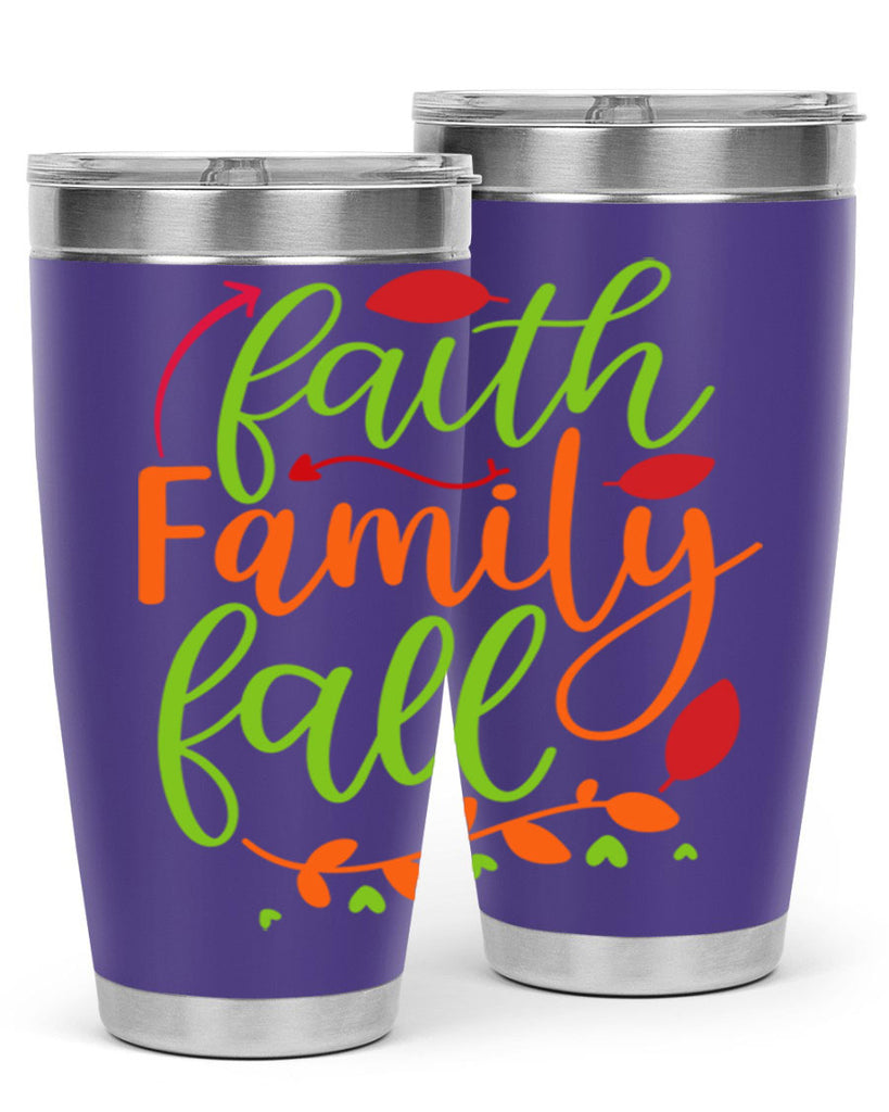 Faith Family Fall 82#- fall- Tumbler