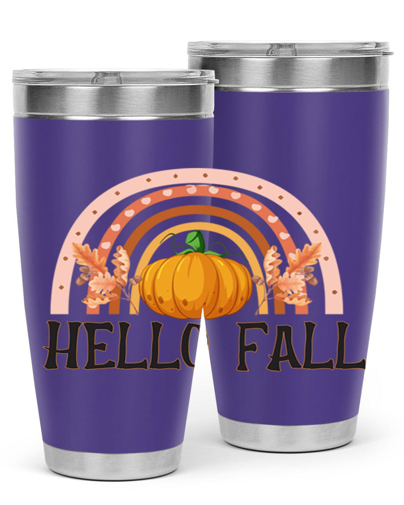Fall Boho Rainbow 91#- fall- Tumbler