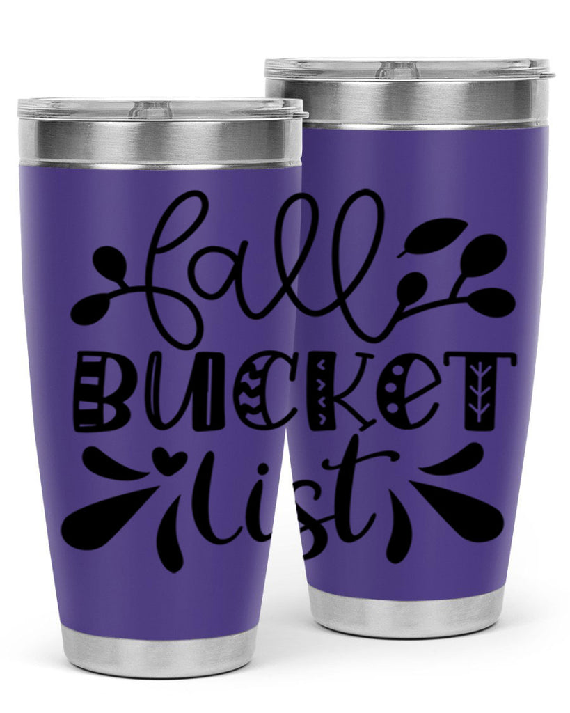Fall Bucket List 94#- fall- Tumbler