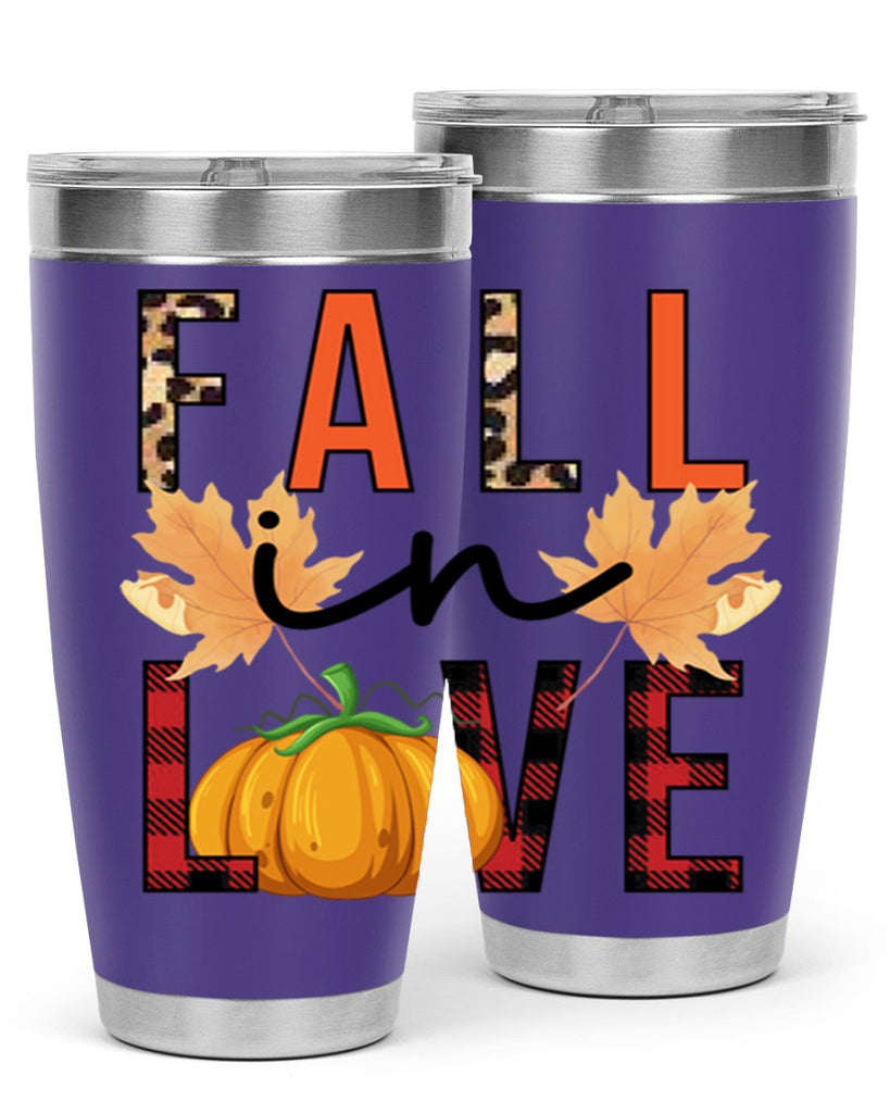 Fall in Love 104#- fall- Tumbler