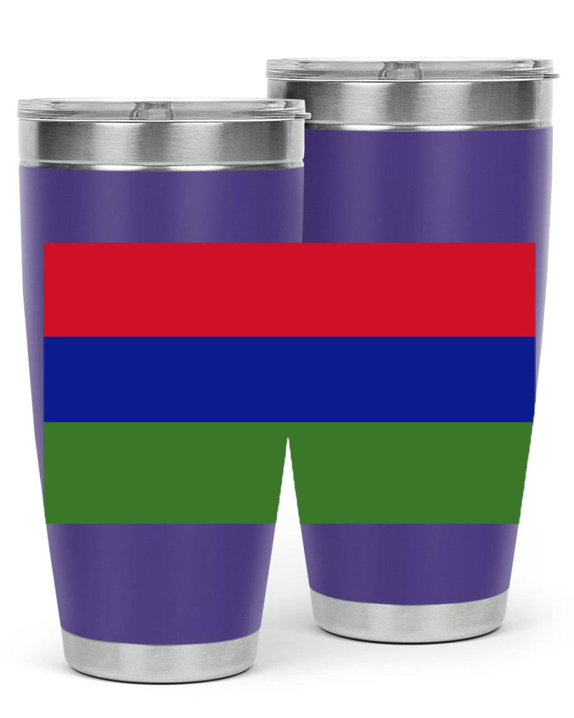 Gambia 135#- world flags- Tumbler