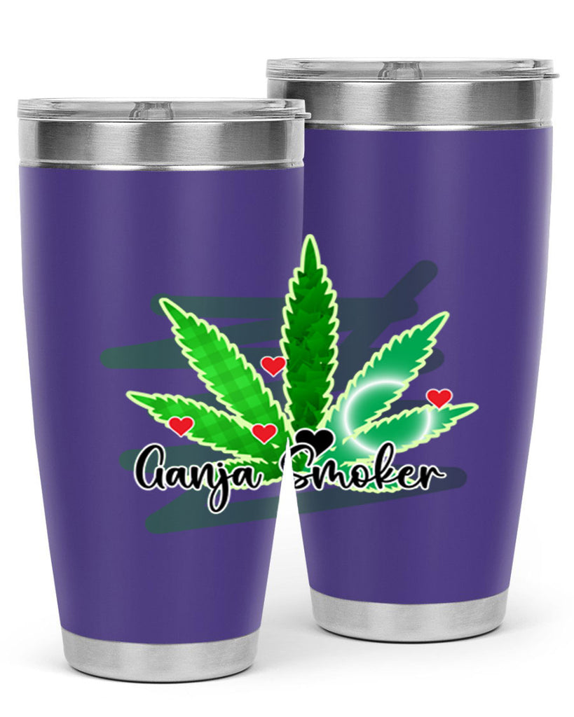 Ganja Smoker 88#- marijuana- Tumbler