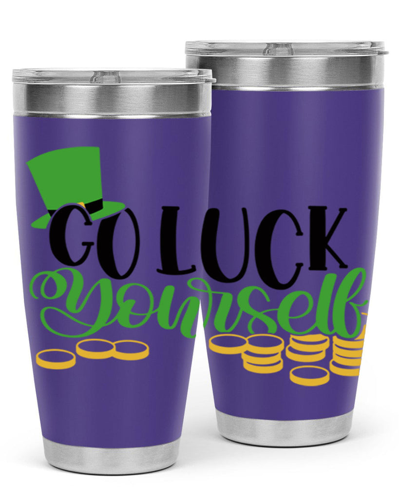 Go Lucky Yourself Style 98#- St Patricks Day- Tumbler