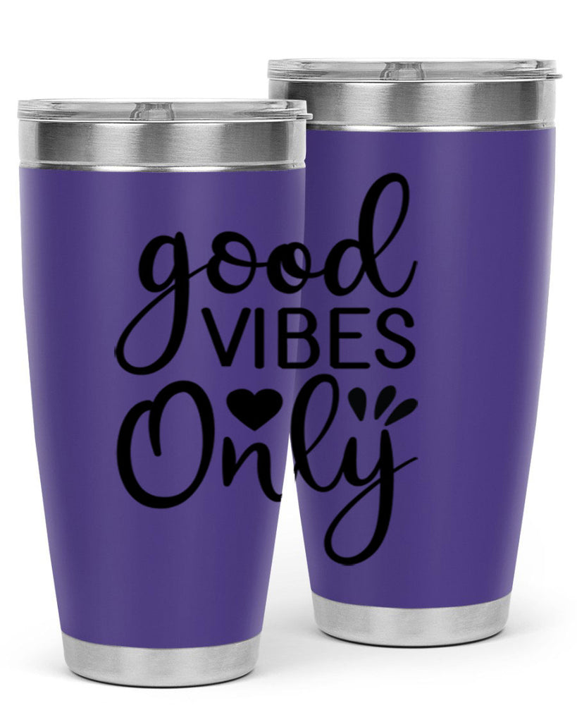 Good vibes only design 202#- mermaid- Tumbler