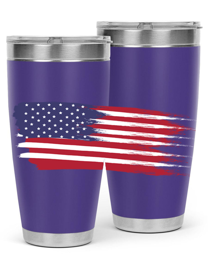 Grunge Flag 54#- Us Flags- Tumbler