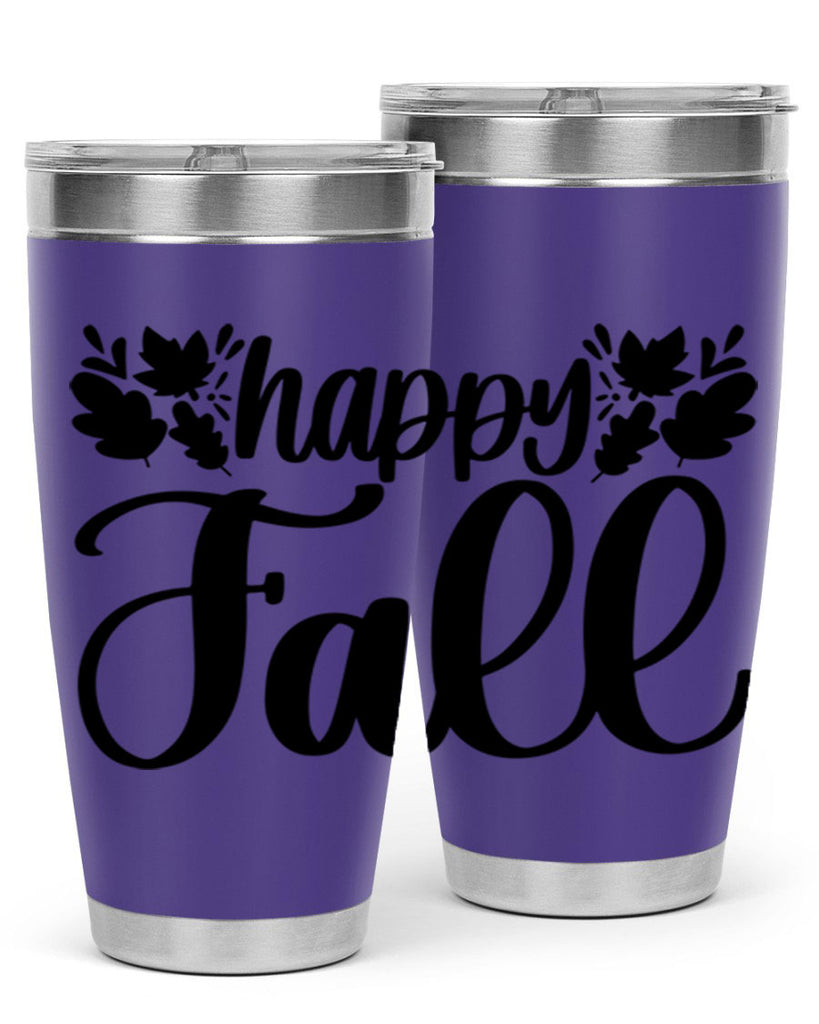 Happy Fall 489#- fall- Tumbler