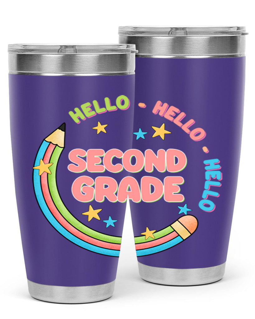 Hello 2nd Grade Pencil 10#- second grade- Tumbler