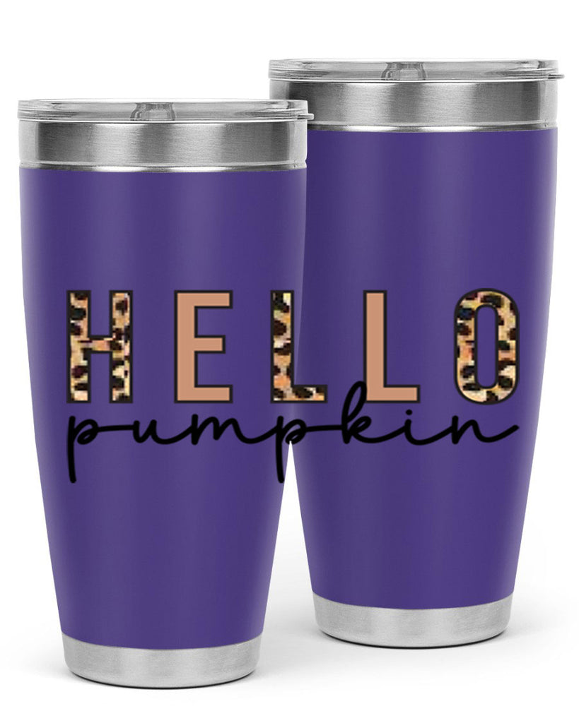 Hello Pumpkin Fall 291#- fall- Tumbler