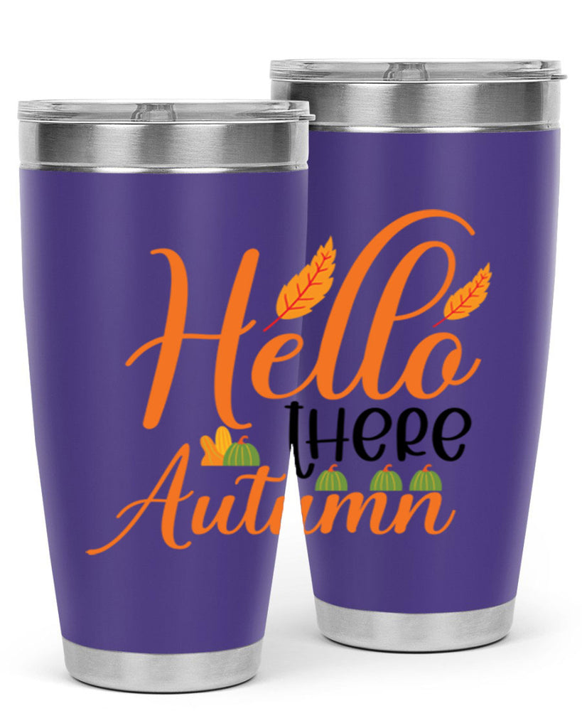 Hello There Autumn 297#- fall- Tumbler
