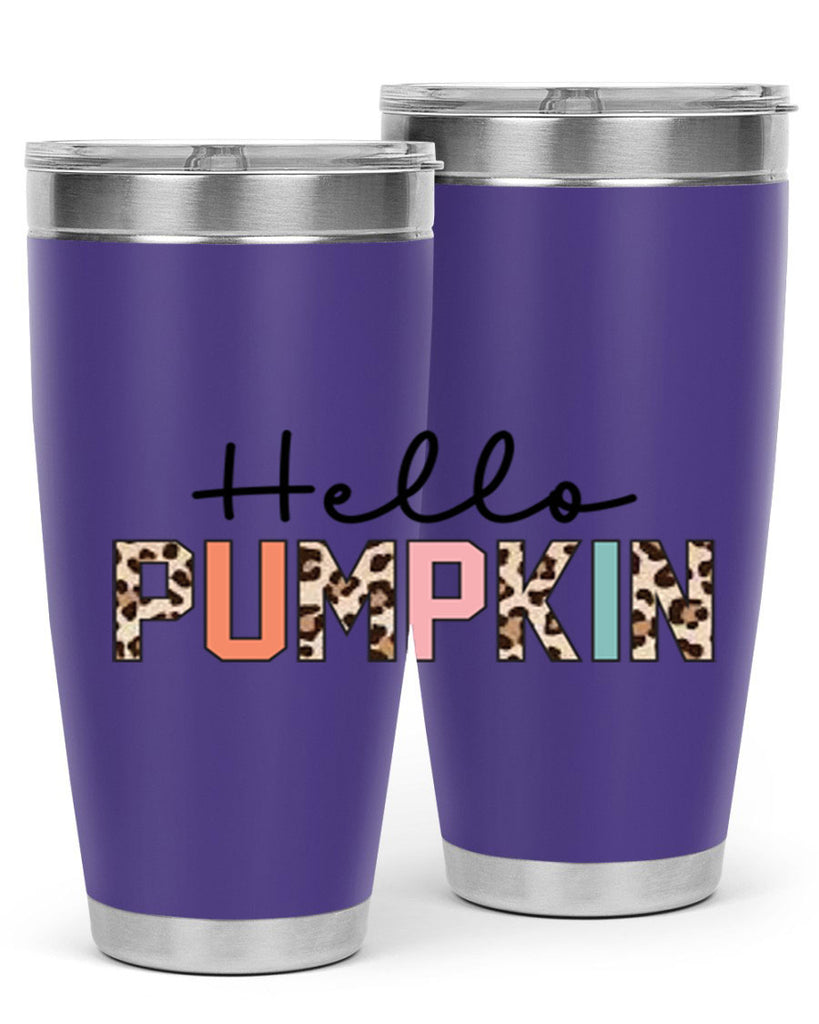 Hello pumpkin 289#- fall- Tumbler