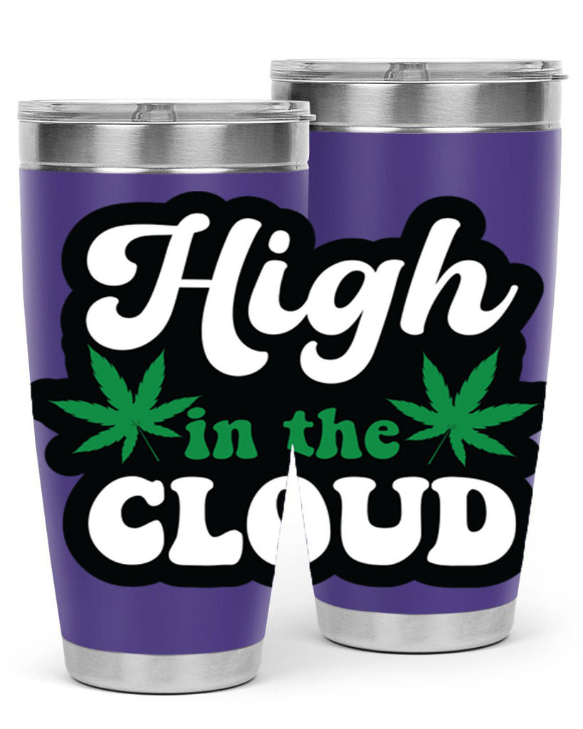 High in the cloud 113#- marijuana- Tumbler