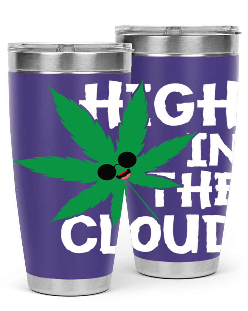 High in the cloud 114#- marijuana- Tumbler